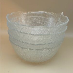 Set of 4 -Arcoroc ASPEN Dessert or Salad Bowls